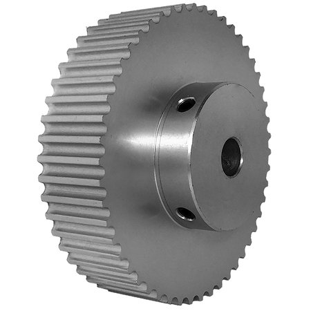 B B MANUFACTURING 50-5P15-6A5, Timing Pulley, Aluminum, Clear Anodized,  50-5P15-6A5